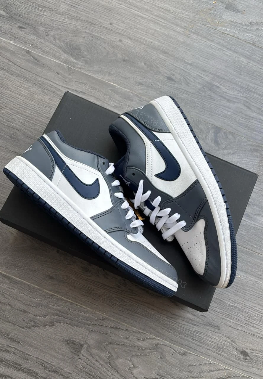 View 2 of FIRST COPY Jordan cut low grey blue
