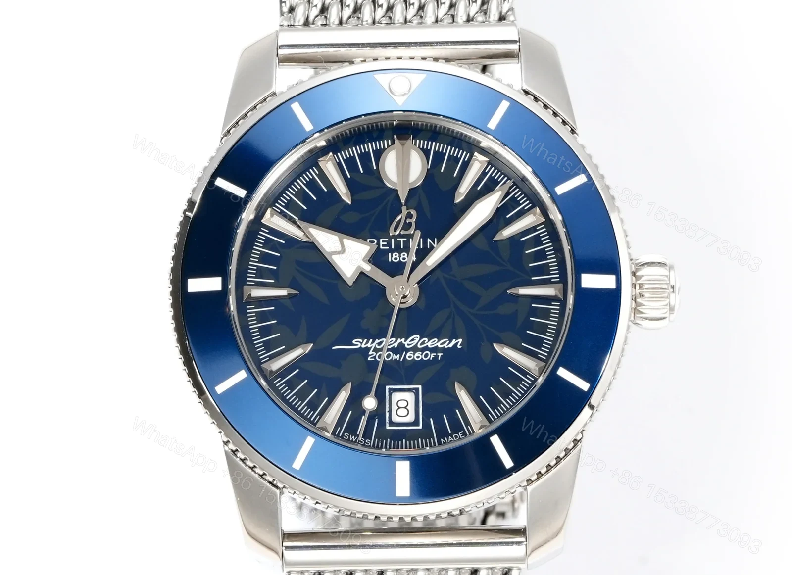 View 2 of Breitling Superocean Heritage II 42 Stainless Steel BlueDial Bracelet AB2010161C1A1
