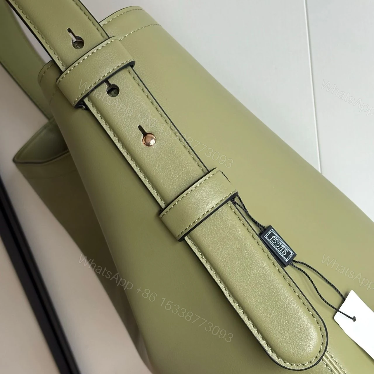 View 6 of Gucci Beatrix Large Tote Bag Sage Green 40Cm ‎