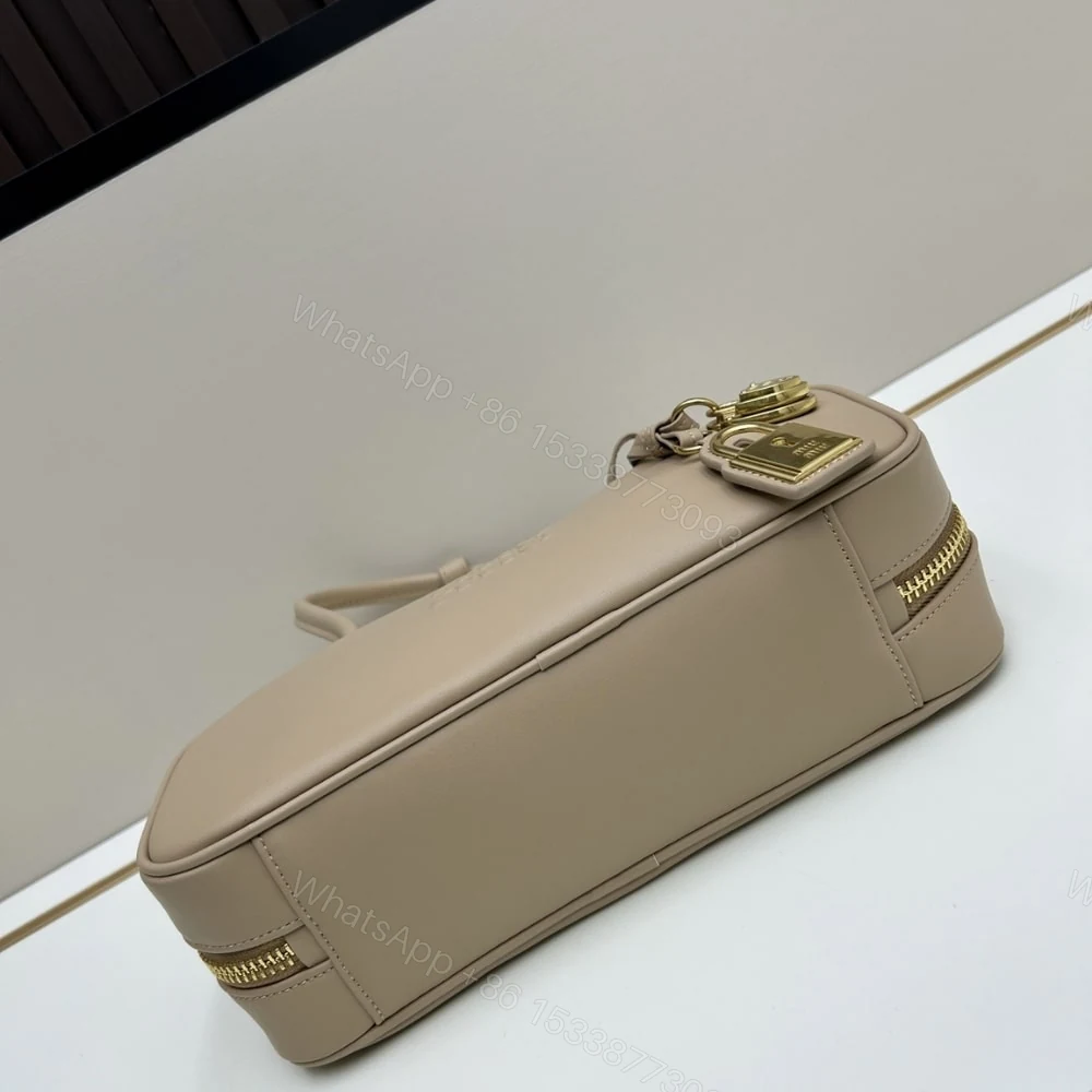 View 5 of MIUMIU BEAU BAG SAND BEIGE 28CM 5BB173 2CRW F0036 V OTM