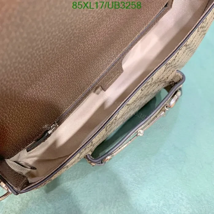 View 13 of Gucci Replica Horsebit 1955 Small Bag Brown Leather in AAAA Quality