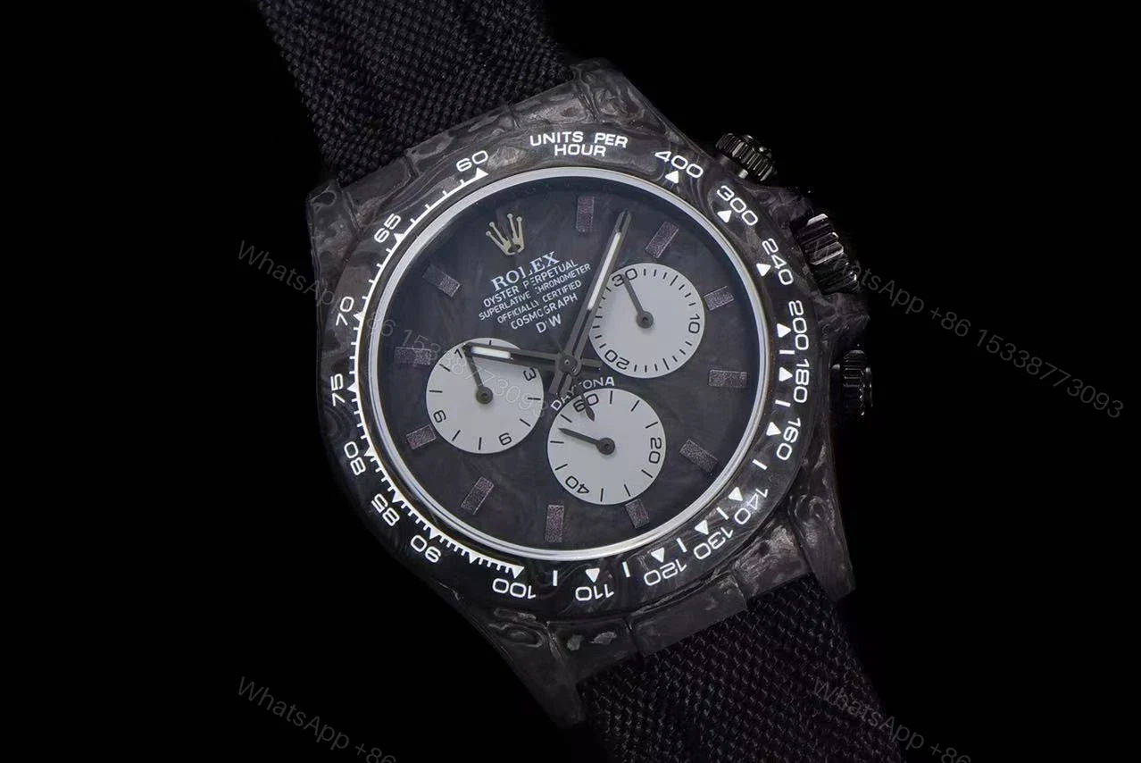 View 3 of Replica DiW Rolex Cosmograph Daytona Paul Newman Black