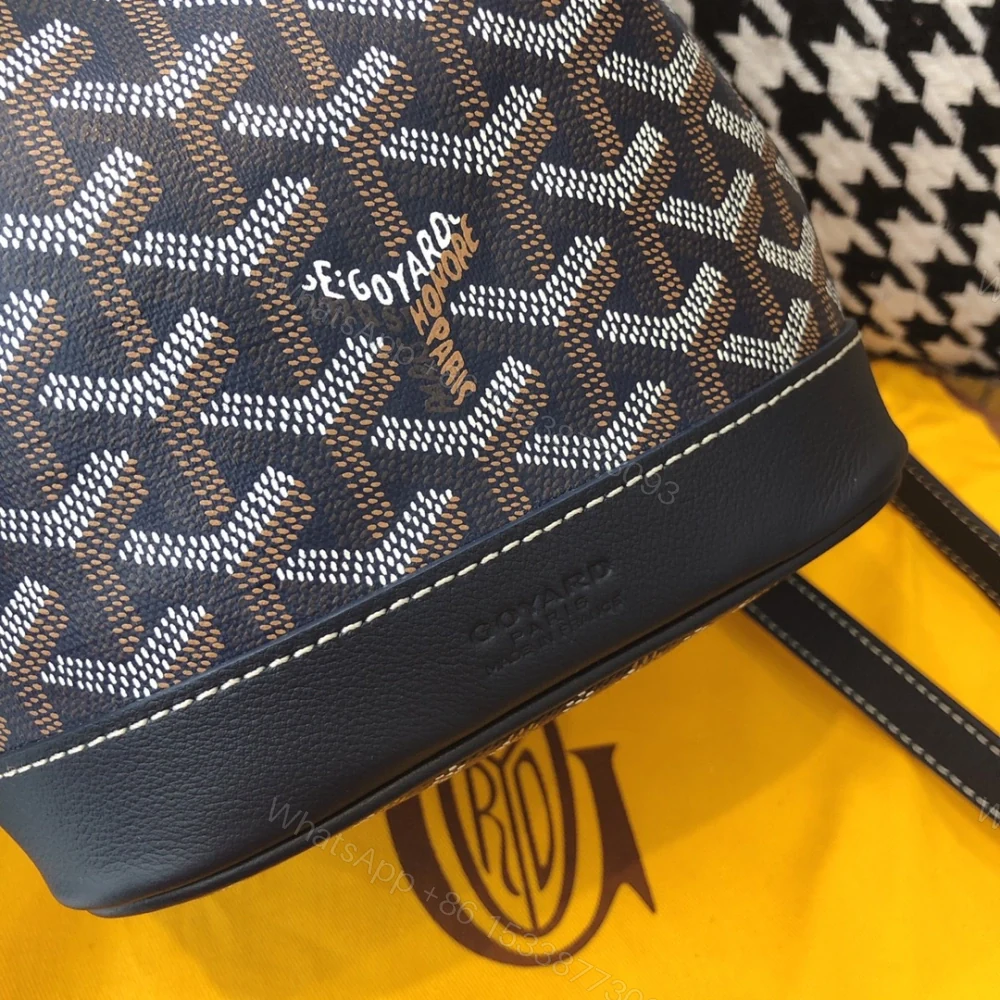 View 6 of 高仿Goyard*PEFLOT1抽繩水桶包深藍色免檢版