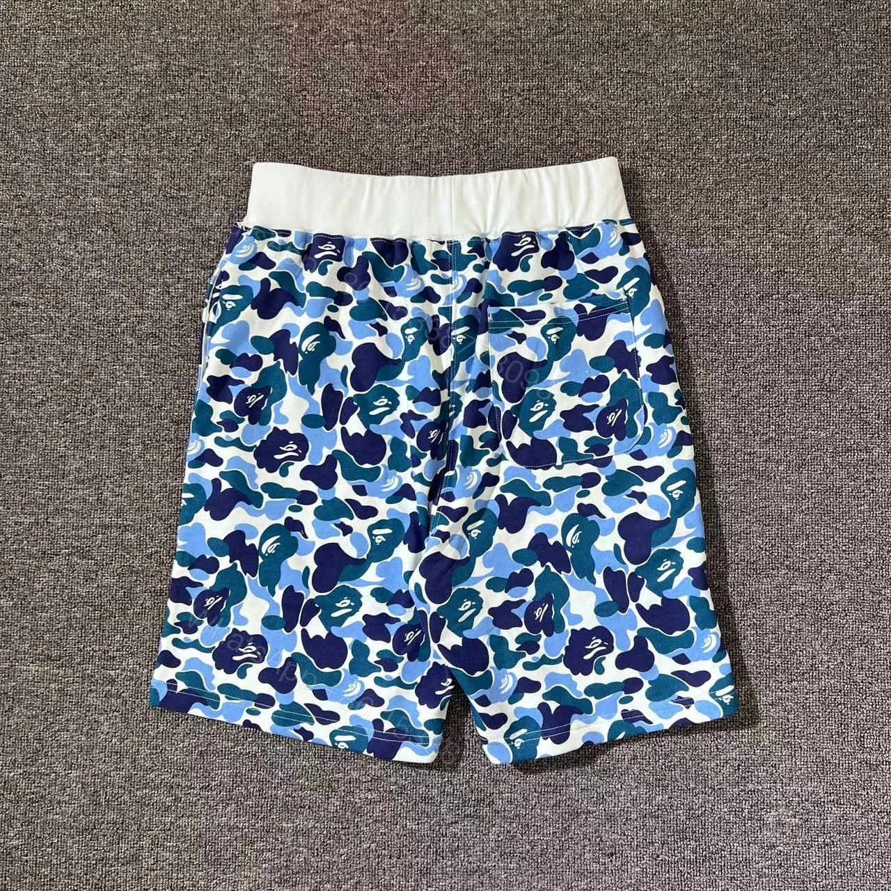 View 6 of BAPE Shorts # 8002 Blue & Pink & Green