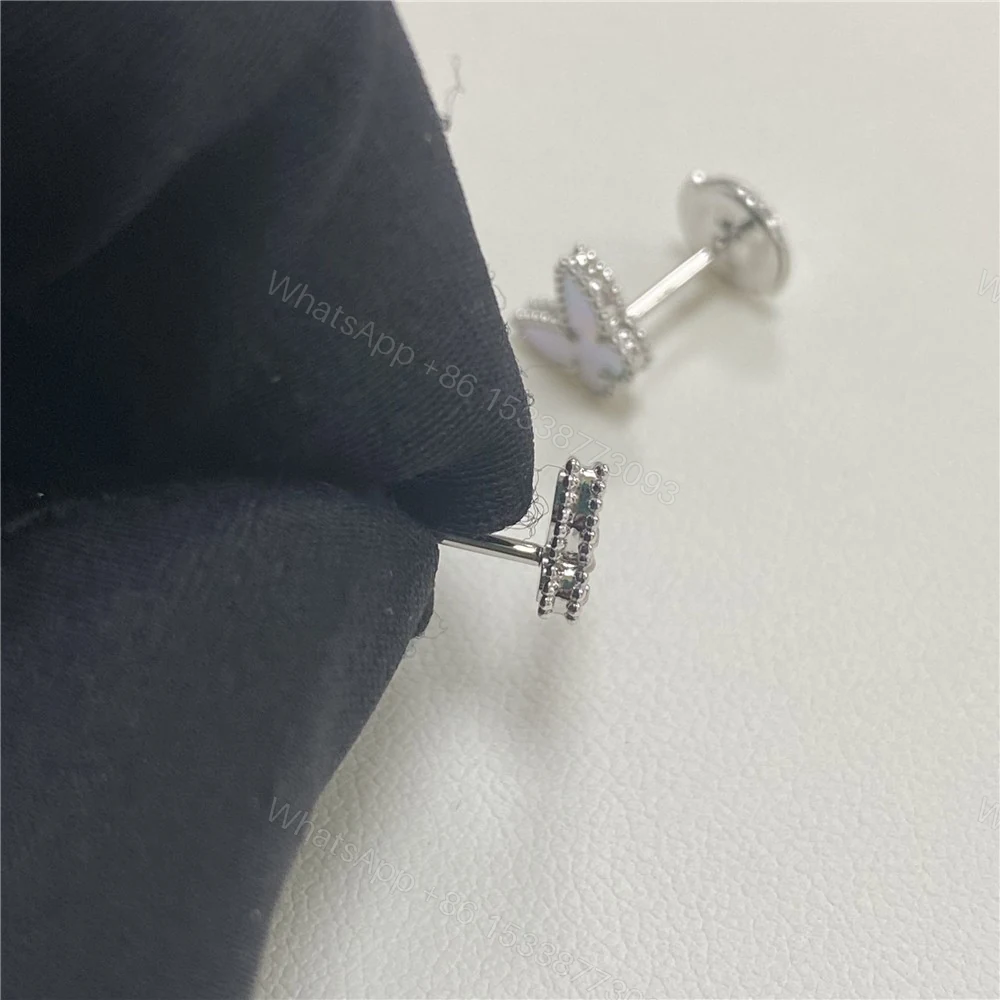 View 6 of Van Cleef Arpels Sweet Butterfly Earstuds VCARN5JM00