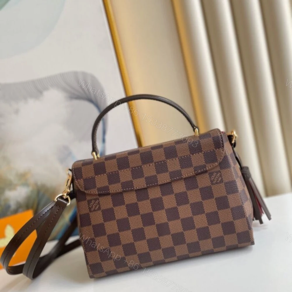 View 4 of Louis Vuitton Damier Ebene Croisette 25Cm N53000