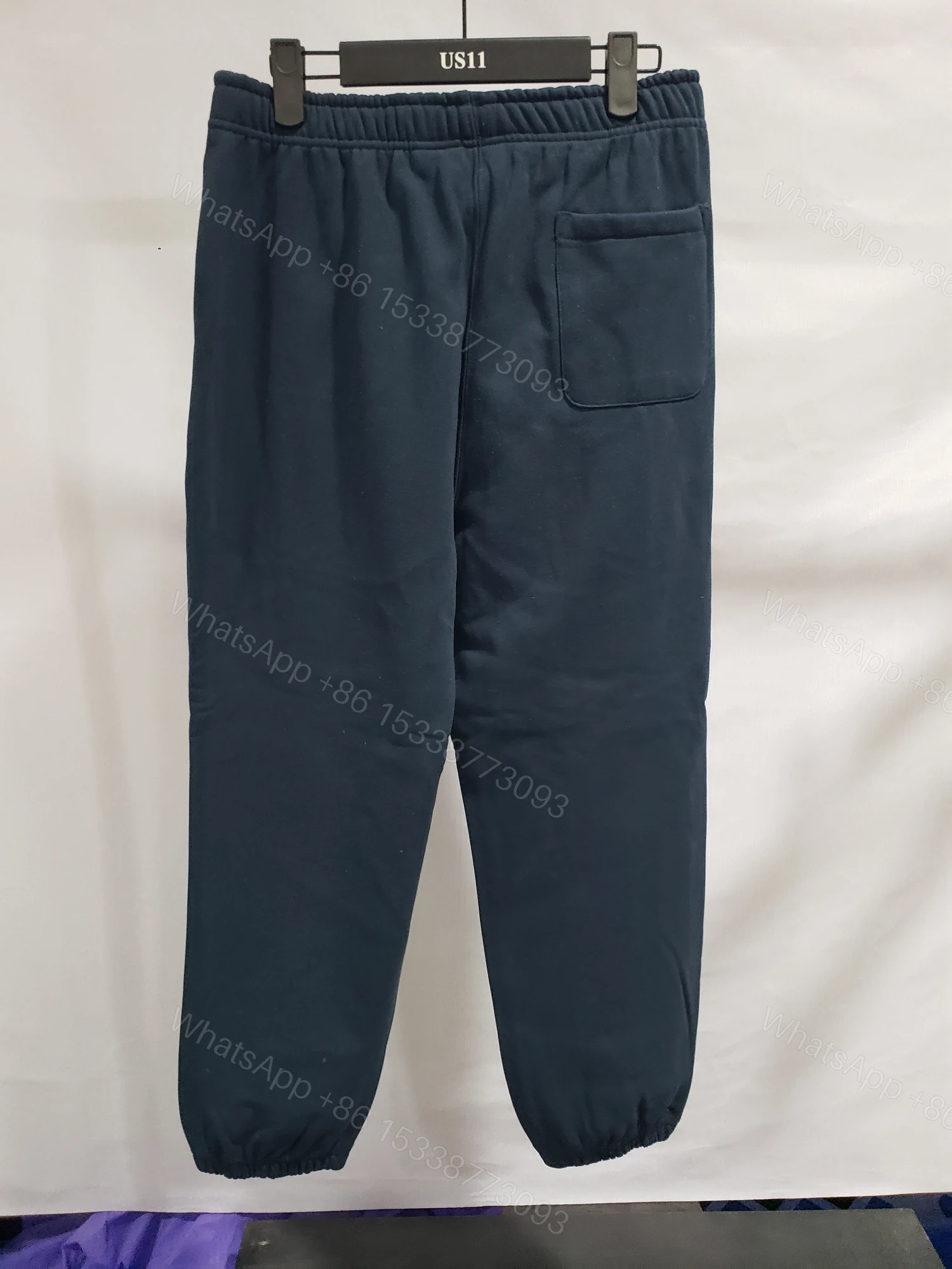 View 5 of Supreme Satin Applique Sweatpant Navy Blue