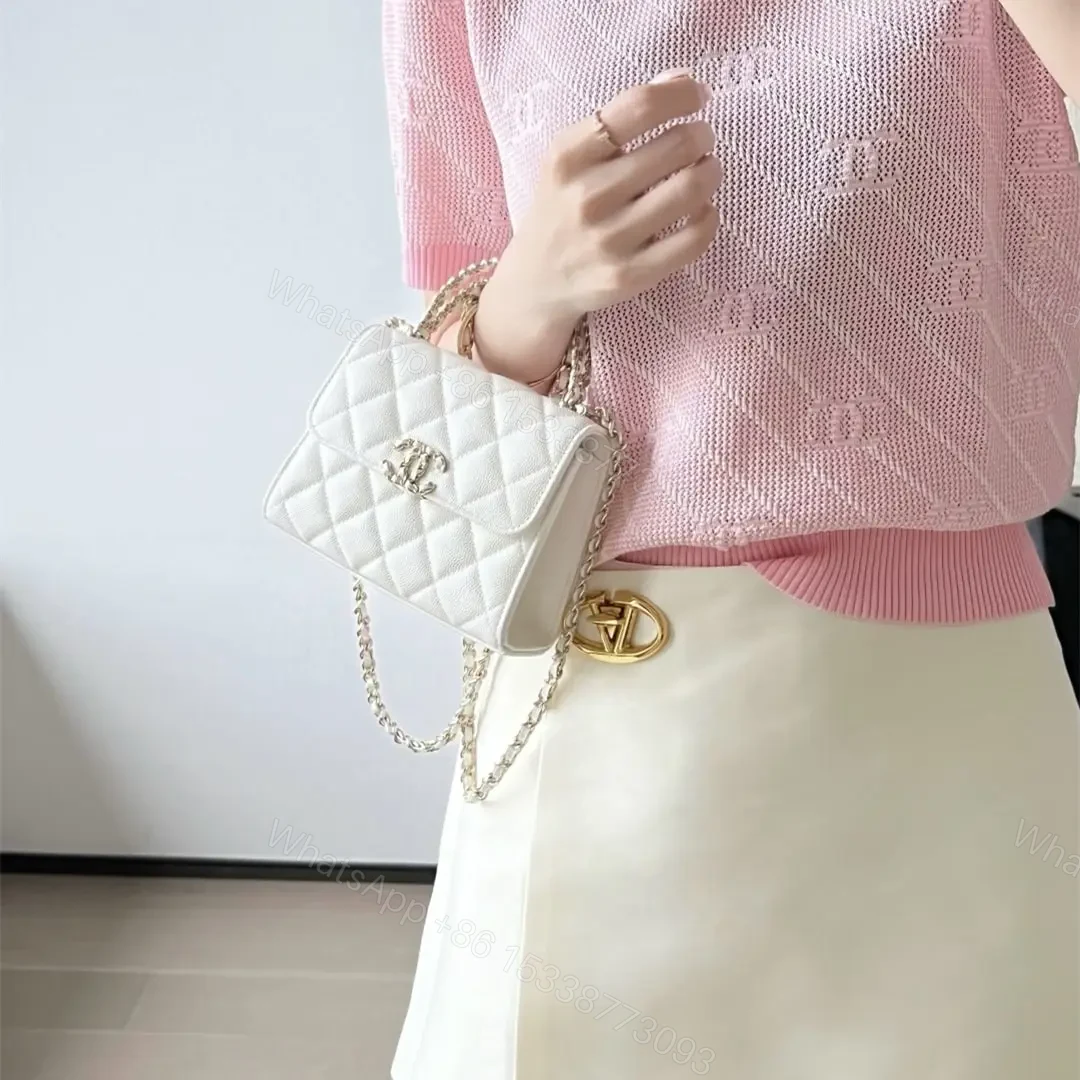 View 19 of 高仿Chanel*23P系列AP3237豎版Kelly手袋白色免檢版