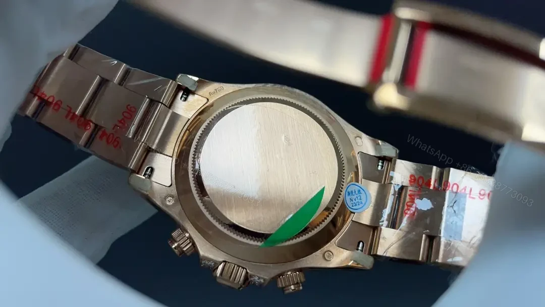 View 6 of Rolex Daytona Rainbow Everose Gold replica 40MM Oyster Bracelet Edition RG-DAYTONA-RAINBOW-EVEROSE-OYSTER-40