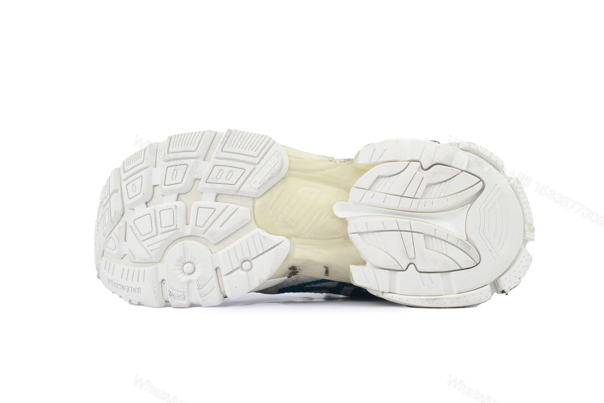 View 5 of Balenciaga Runner Sneaker 'Graffiti - White Blue'772774 W3RBQ 9040