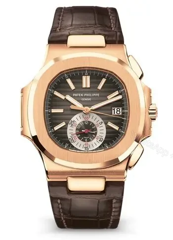 Replica Patek Philippe Nautilus Chronograph Date Rose Gold 5980R-001 — view 1