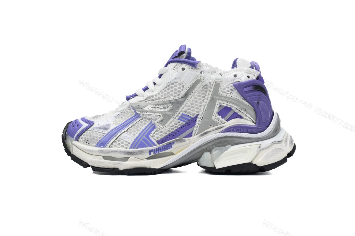 View 6 of Balenciaga Runner White Purple 677402 W3RB2 5901