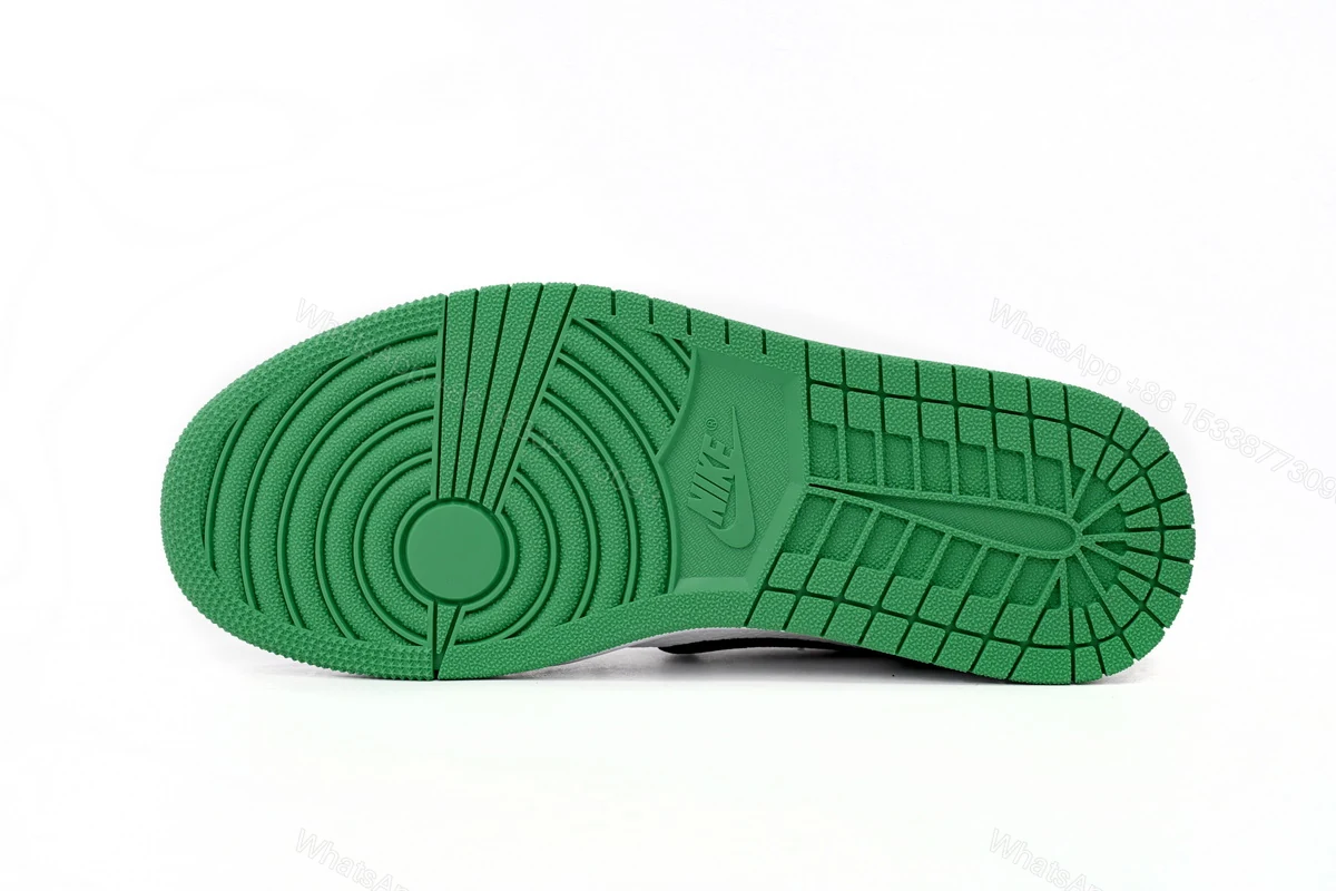 View 2 of Air Jordan 1 Low Black Green AV3918-228