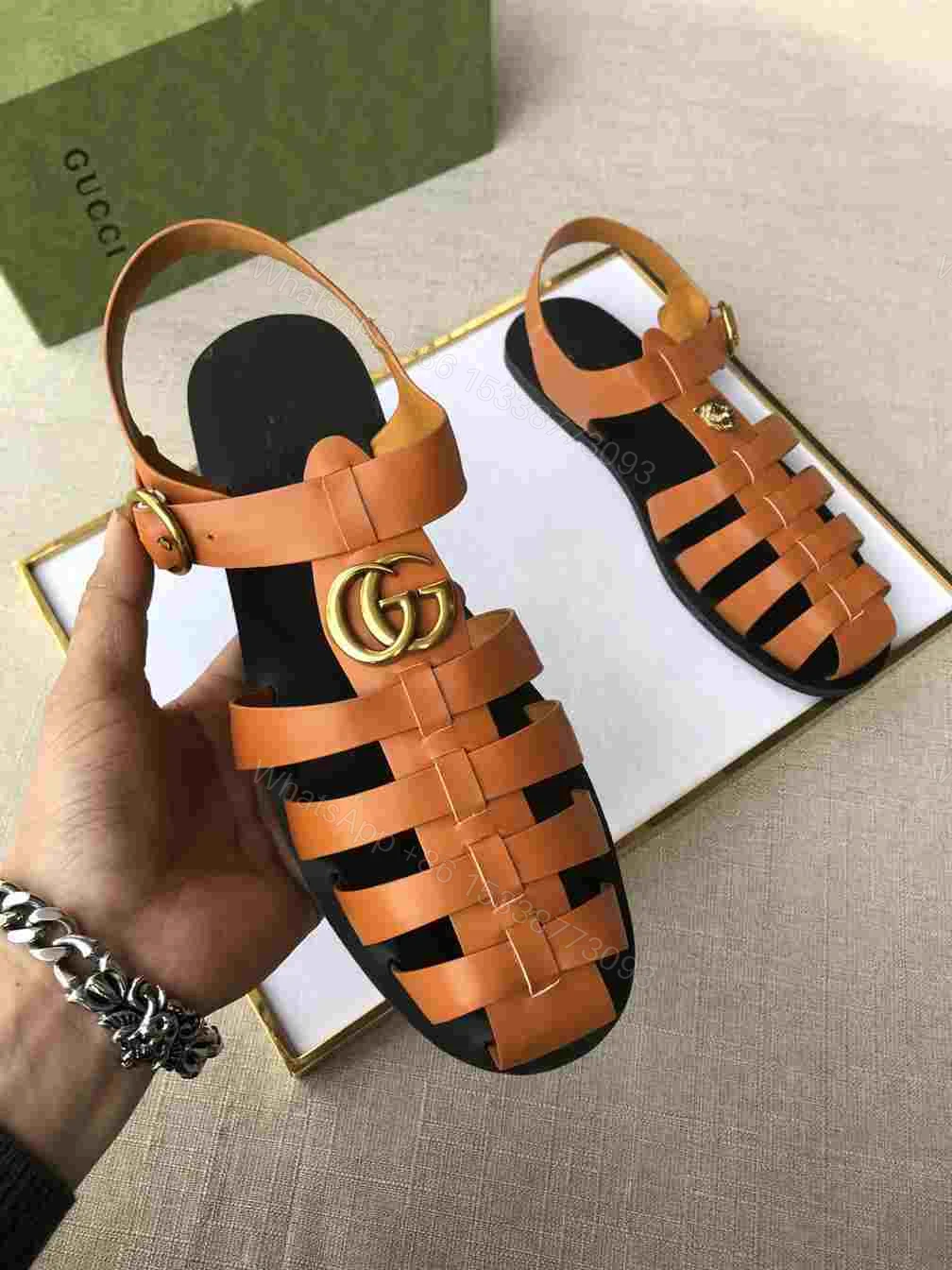View 6 of GUCCI SANDAL WITH DOUBLE G – SDG006