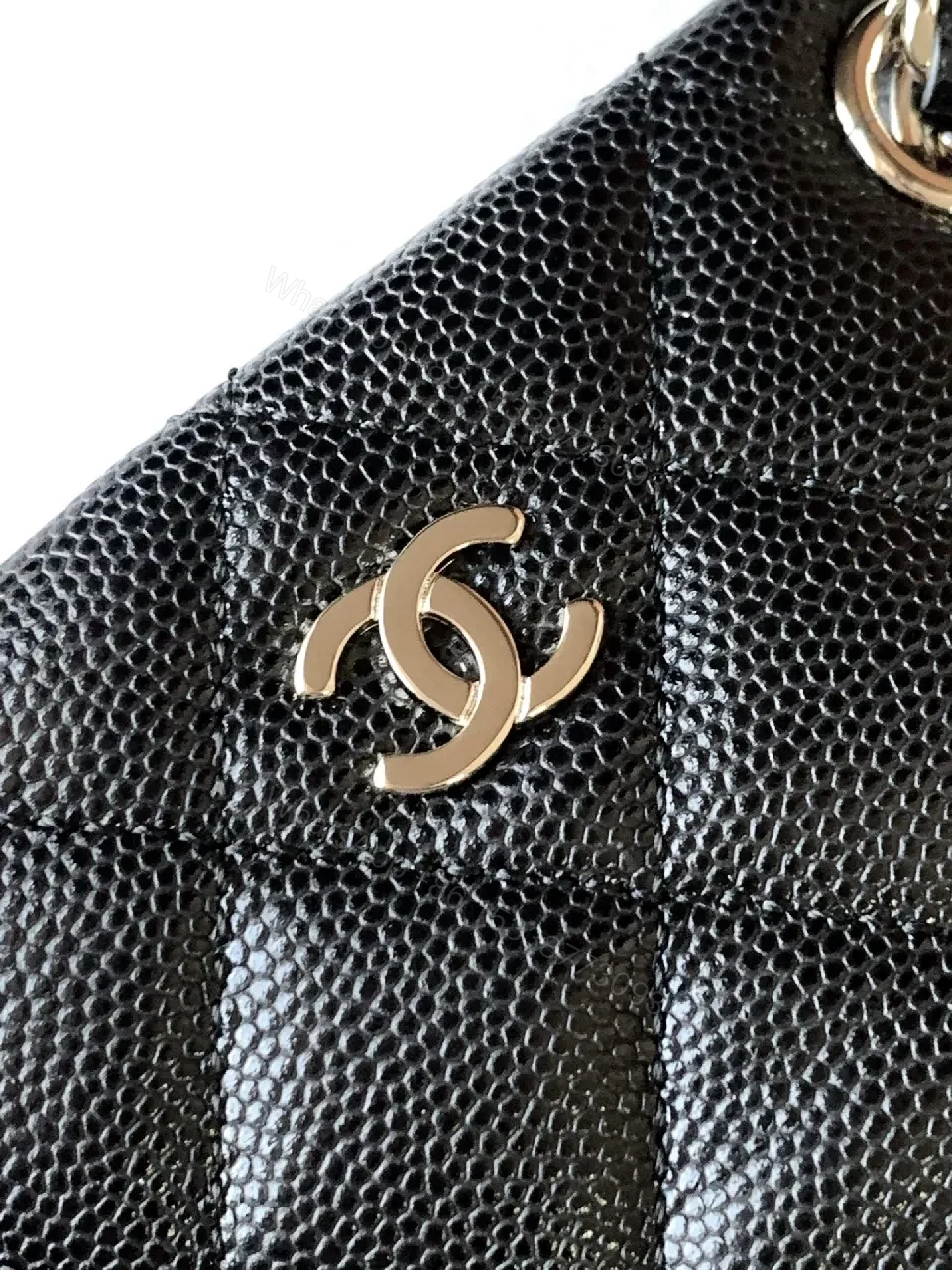 View 3 of Small-Structured Quilted Bag with Iconic Chain Strap