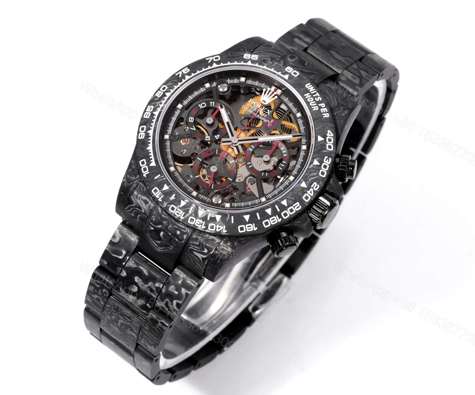 View 2 of Rolex Daytona Carbon Skeleton 40mm Carbon Bracelet Ultimate Edition 116500LN-DiW-CARBON