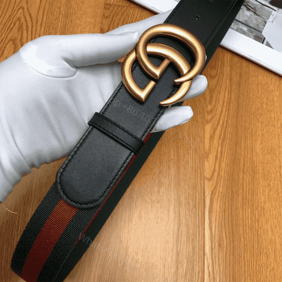 View 7 of GUCCI GG BELT CUIR GREEN/RED LEATHER NE.RO – B13