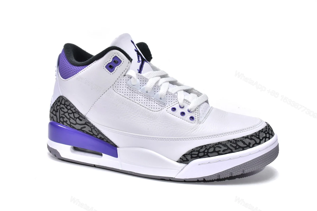 View 2 of Air Jordan 3 Retro Dark Iris CT8532-105