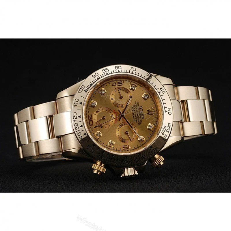View 5 of Replica Rolex Daytona Gold Dial 1454245
