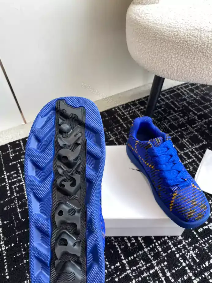 View 10 of BURBERRY CHECKED KNITTED SNEAKERS – BBR100