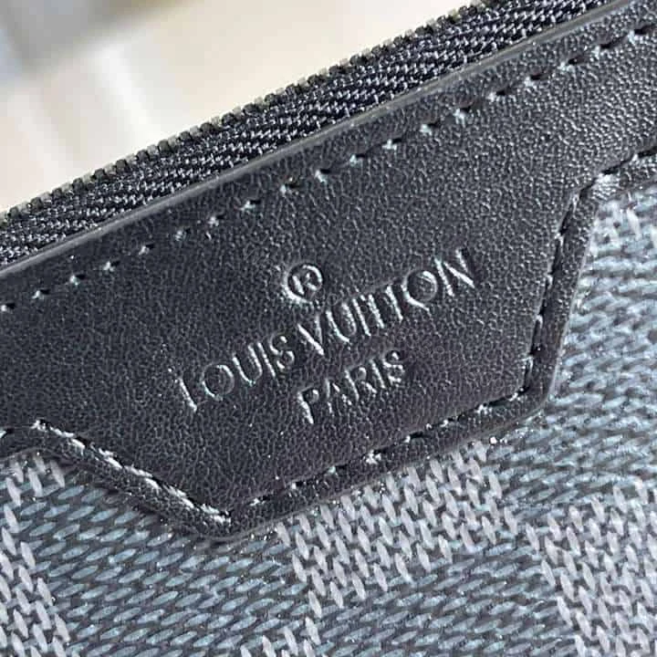 View 2 of N60354 Louis Vuitton Utility Coin Holder Damier Graphite Coated Canvas – RRG054