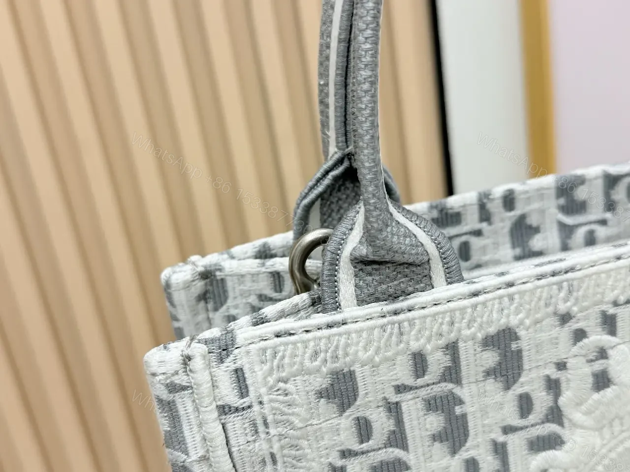 View 6 of Chic Structured Tote: Textured Luxury, Everyday Use