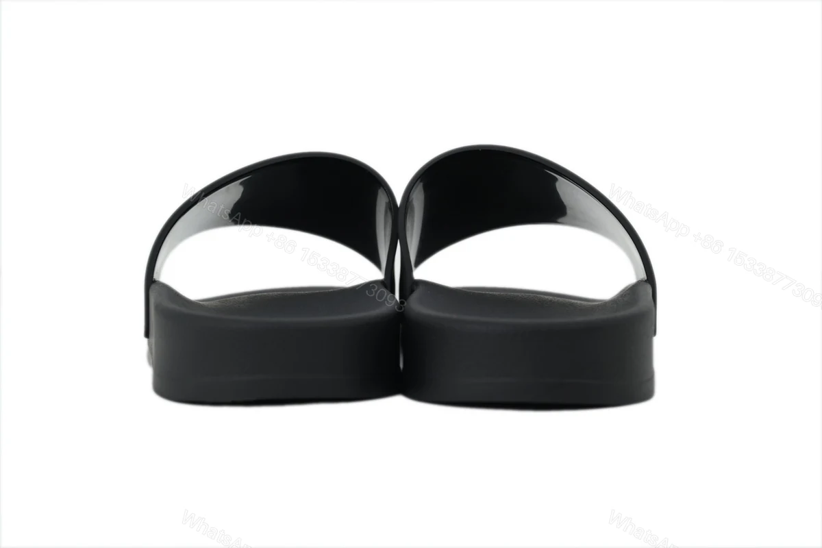 View 4 of Balenciaga Round-Toe One-Strap Slippers