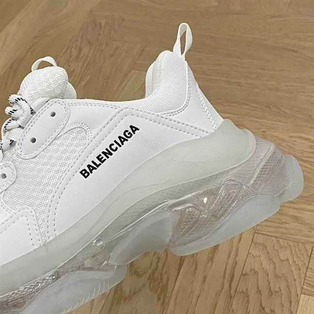 View 7 of BALENCIAGA MEN’S TRIPLE S SNEAKER CLEAR SOLE – BB191