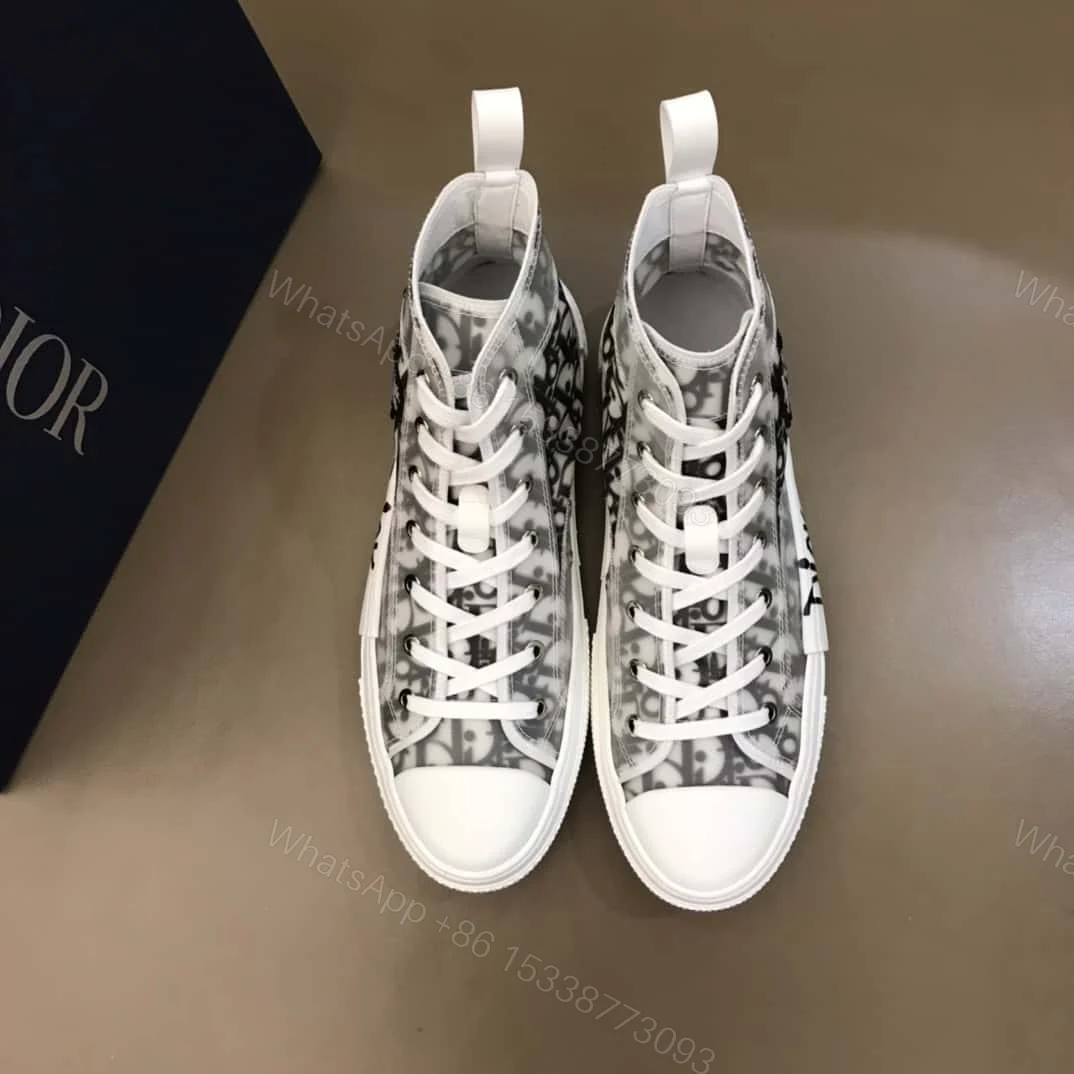 View 6 of B23 HIGH-TOP SNEAKER WITH DIOR AND SHAWN BEE EMBROIDERY PATCH