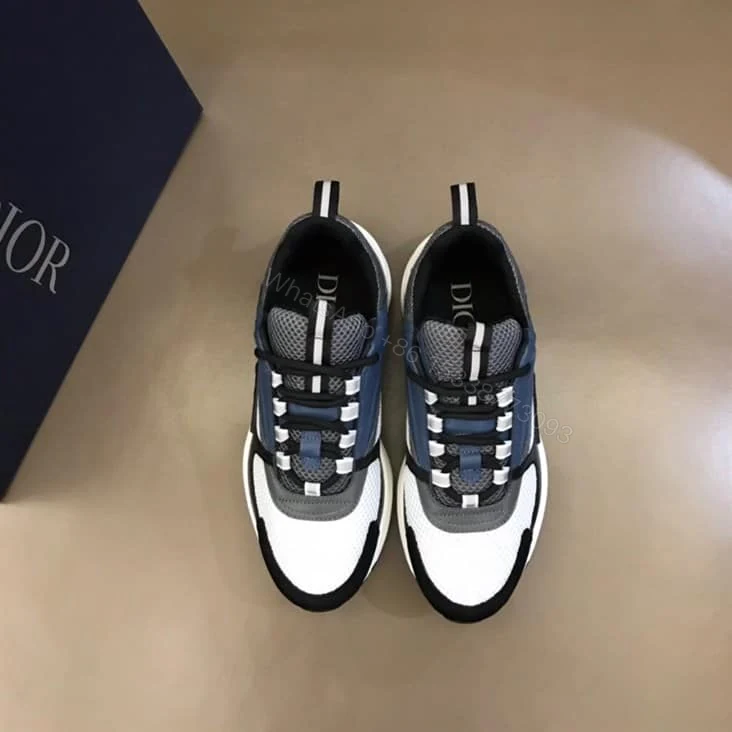 View 4 of B22 SNEAKER TECHNICAL MESH WITH AND CALFSKIN – CD113