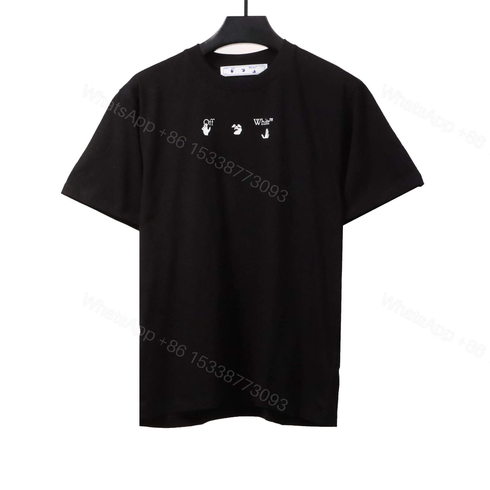 View 5 of Off-White Melting Arrow Print T-Shirt Black Blue(Free Shipping)