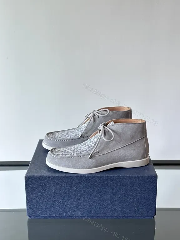 View 5 of Chic Gradient Patterned High-Top Sneakers with Nike-Esque Detailing