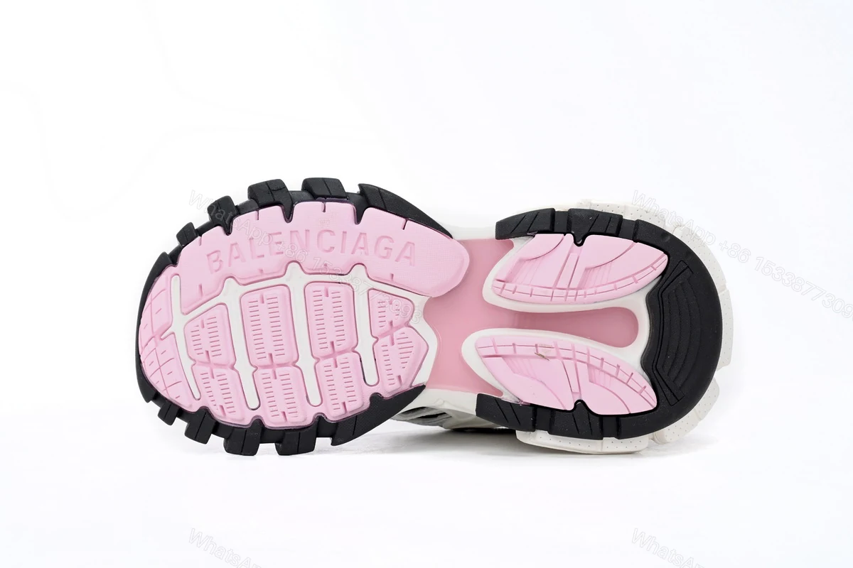 View 5 of Balenciaga Track 2 Sneaker Pink White15 568615 W3AE2 5291