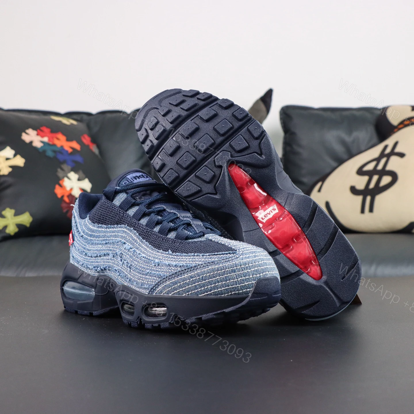 View 3 of Air Max 95 OG Levi’s Obsidian
