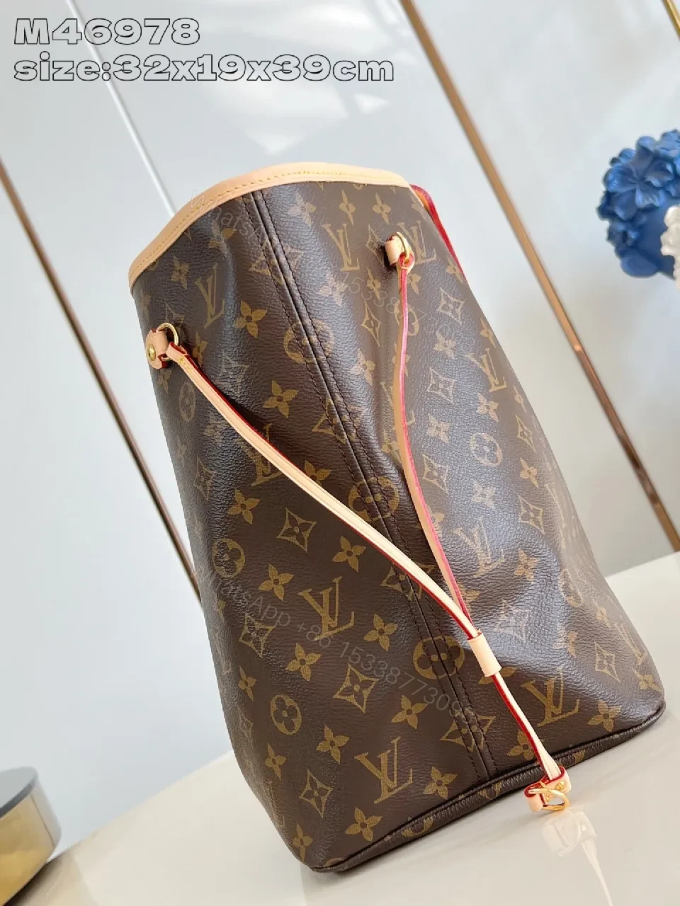 View 5 of Monogram Tote: Luxe, Practical, Structured Carryall