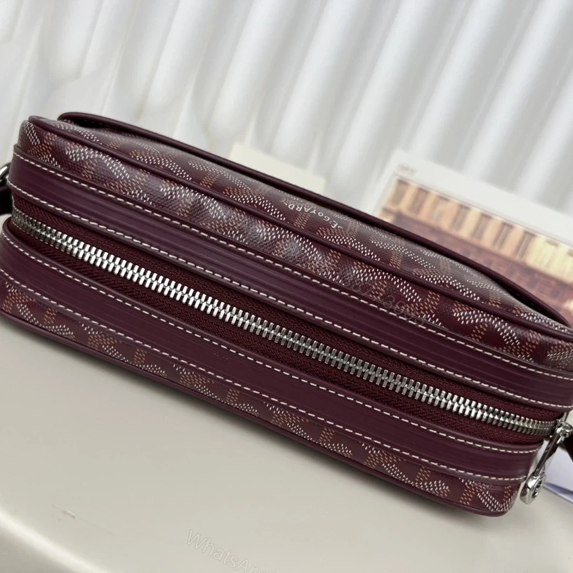 View 5 of 高仿Goyard*CAPVEP9相機郵差包朱紅小號免檢版