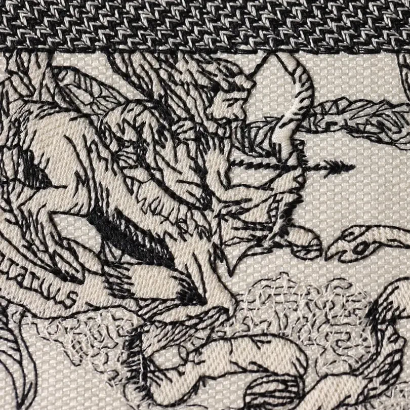 View 12 of 高仿Dior*BookTote系列Zodiac茹伊刺繡手袋M免檢版