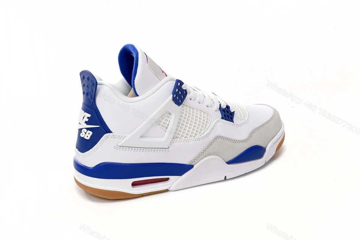 View 9 of Nike SB x Air Jordan 4 “Sapphire”Sapphire Blue DR5415-140 (Top Quality)
