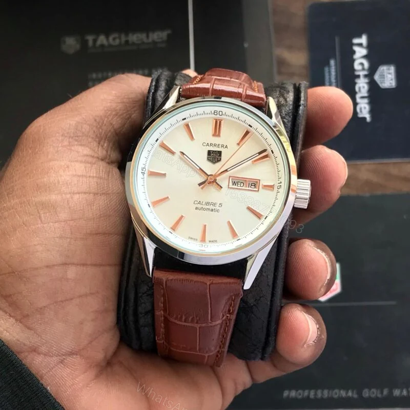 Tag Heuer Carrera Day Date White Dial Automatic 40mm — view 1