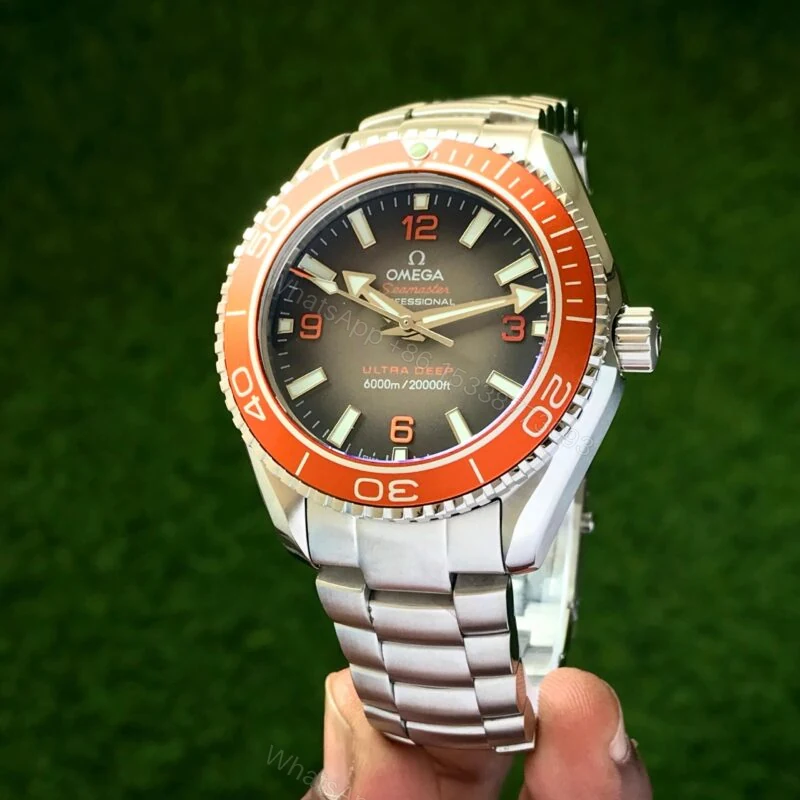 Omega Planet Ocean Master Chronograph Orange Dial 43.5mm Automatic — view 1