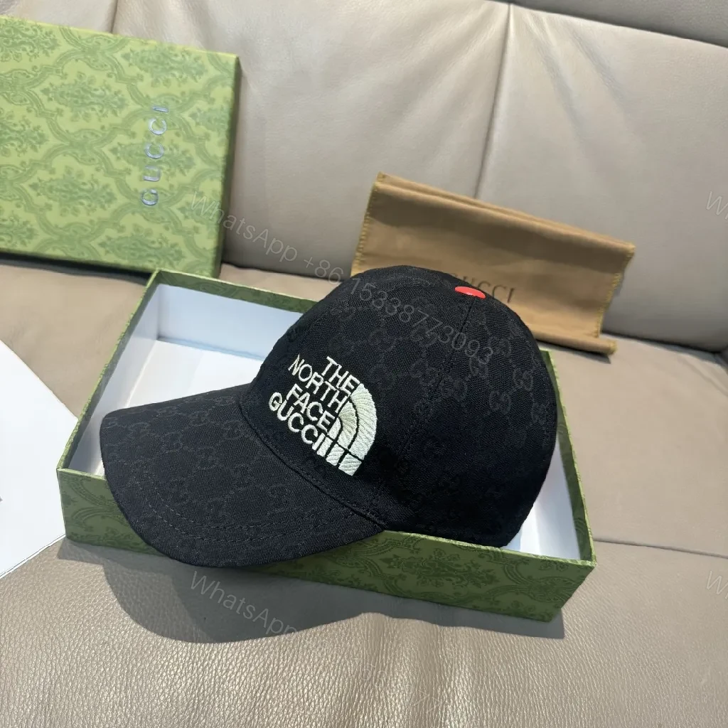 View 9 of Black Monogram Cap: The North Face G Embroidery Cap