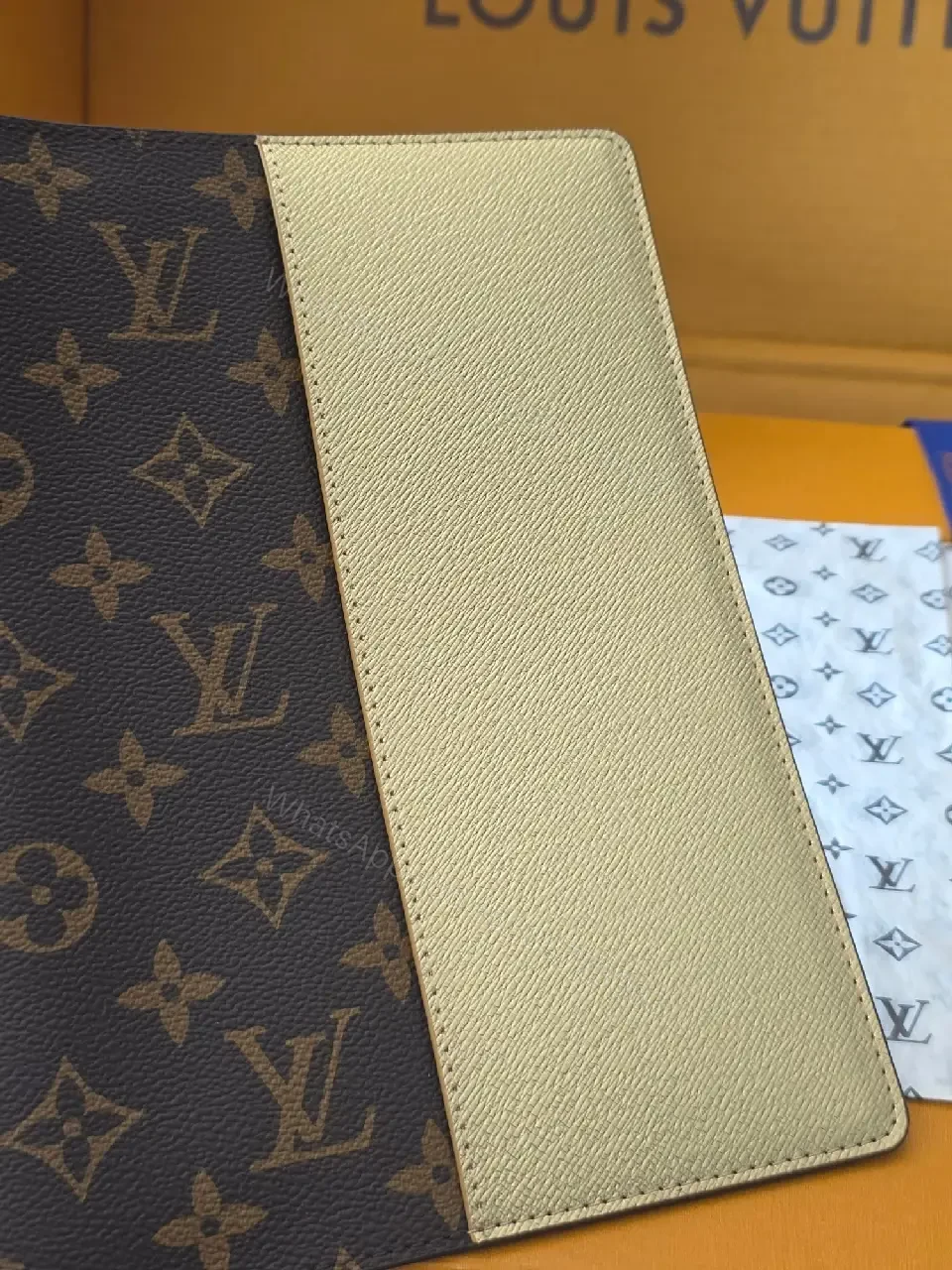 View 2 of Playful Monogram Wallet: Turquoise Charm Accent, Compact Luxury