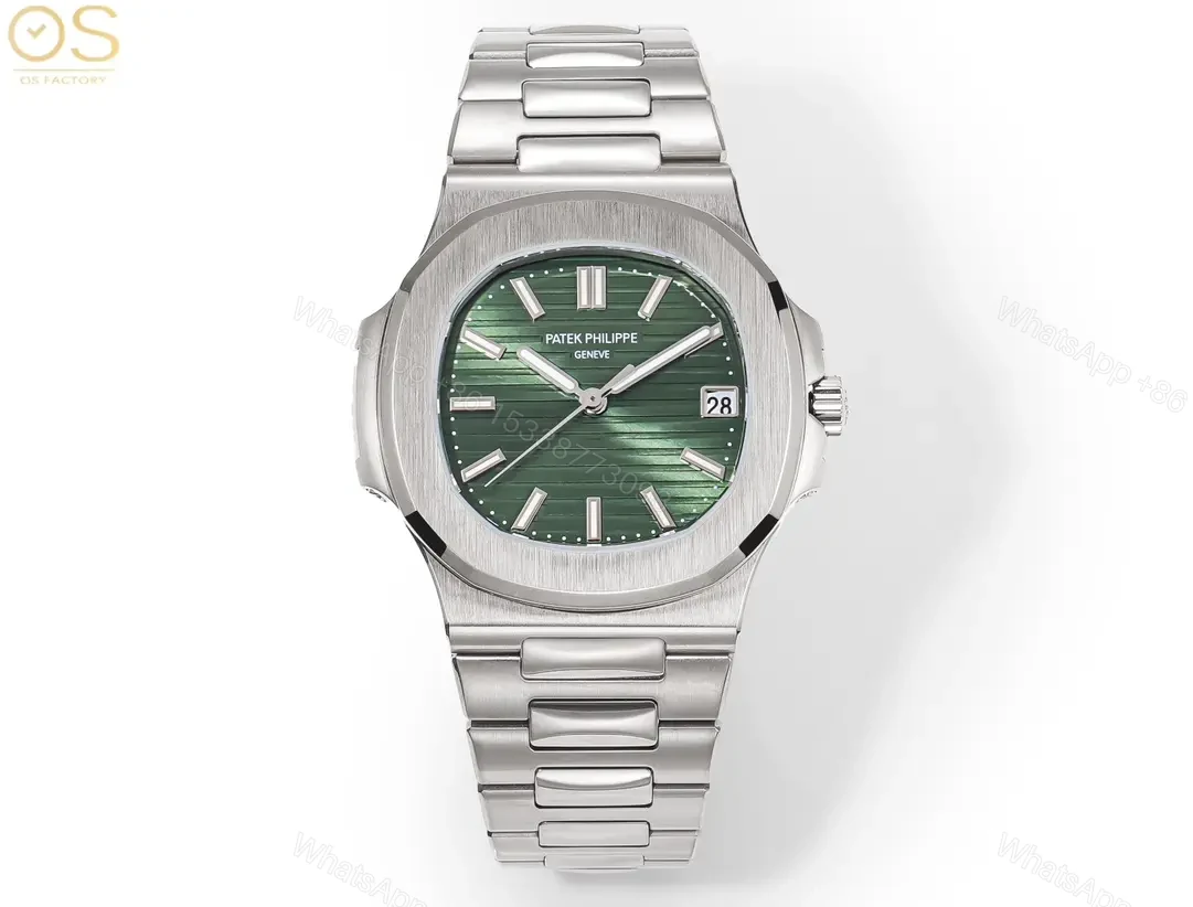 Patek Philippe Nautilus Green Dial Steel Watch — view 1