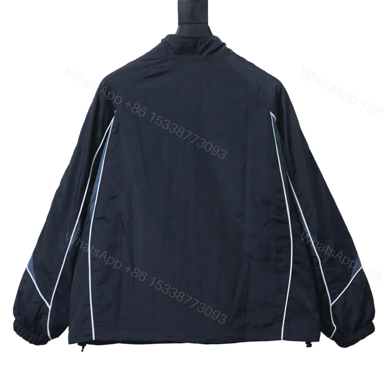 View 5 of Supreme 25FW Contrast Piping Track sweat suit black