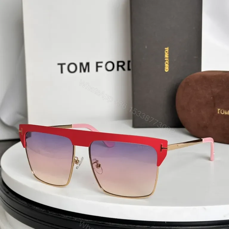 View 7 of Bold Two-Tone Tom Ford Sunglasses: Gradient, All-Day Comfort