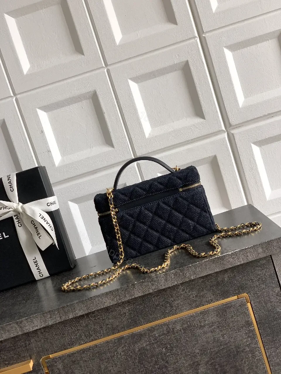 View 6 of Quilted Mini Bag with Chain Strap – Everyday Luxury