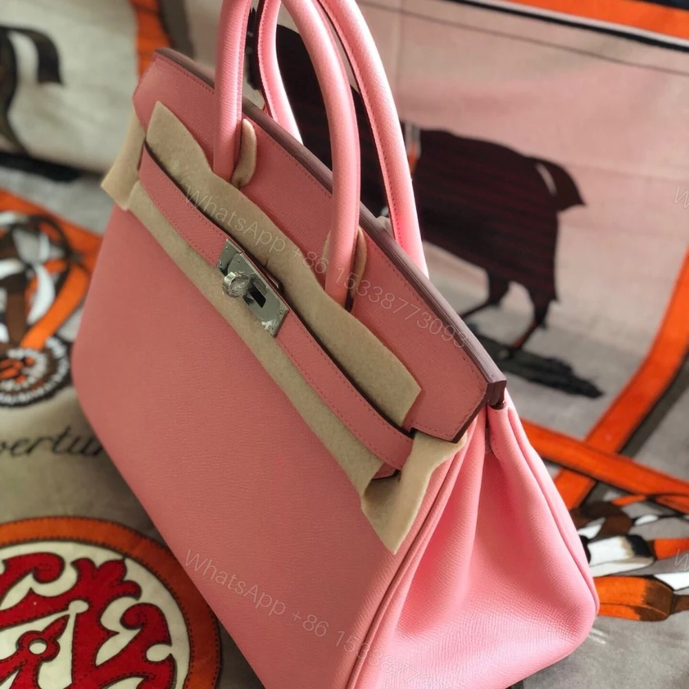 View 3 of Hermes Birkin 25 Bag Epsom Rose Dete 25Cm