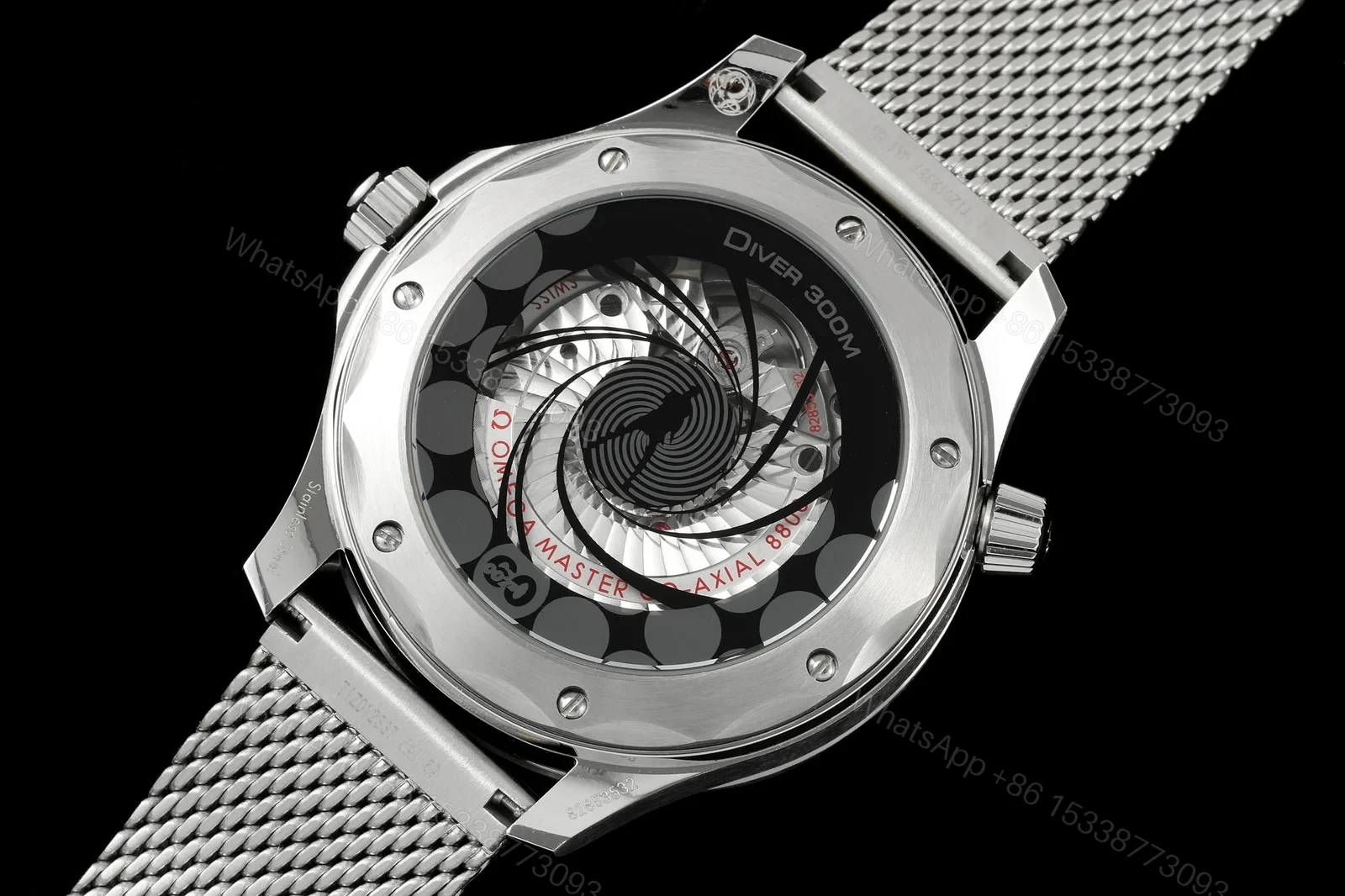 View 9 of Omega Seamaster Diver 300M No-Date Master Co-Axial 42 Stainless Steel Black Bracelet 210.30.42.20.01.010