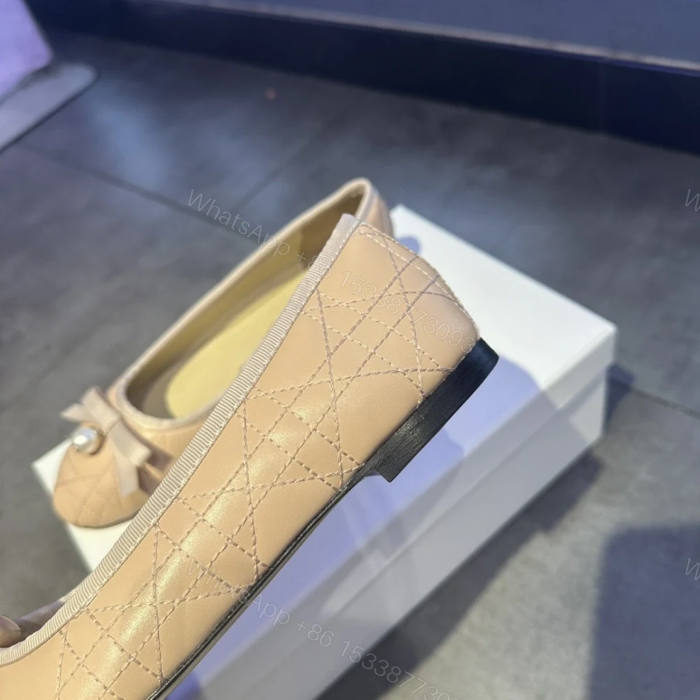 View 7 of 高仿Dior*Ballet系列KCB920圓頭套腳休閒單鞋粉色免檢版