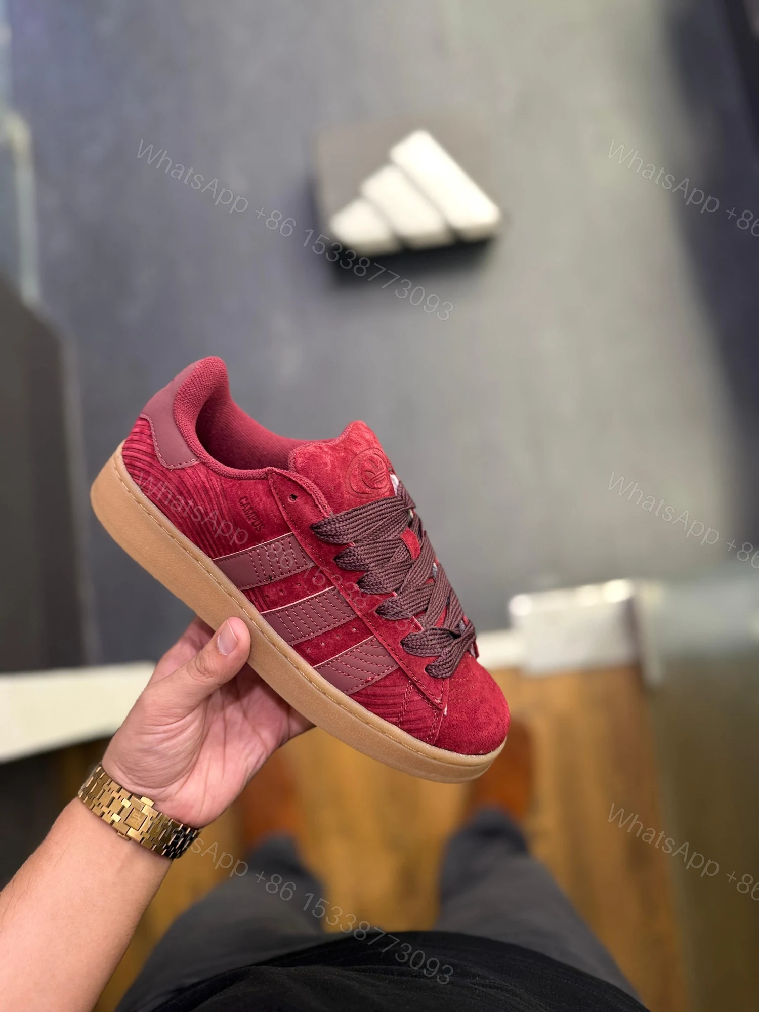 View 3 of FIRST COPY Adidas Originals Campus Maroon 2024